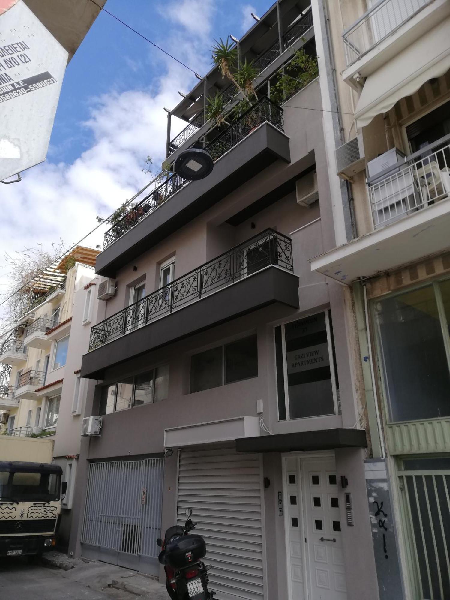 Gazi View Apartments #1 Athen Exterior foto